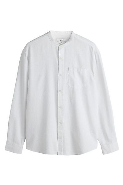 Next Langarmhemd Langärmeliges Hemd mit Stehkragen (1-tlg) günstig online kaufen