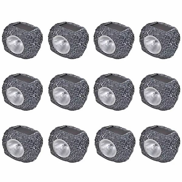 12x Led Spotlight Lampe Leuchte Strahler Solar Steine günstig online kaufen