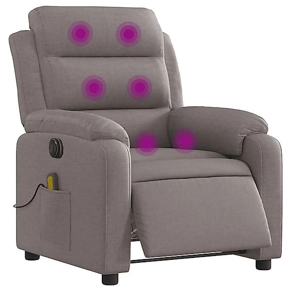vidaXL Massagesessel Elektrisch Taupe Stoff 3204976 günstig online kaufen