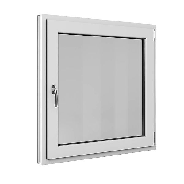 Roro Fenster Basic Kunststoff-Profil Weiß 100 cm x 100 cm DIN R günstig online kaufen