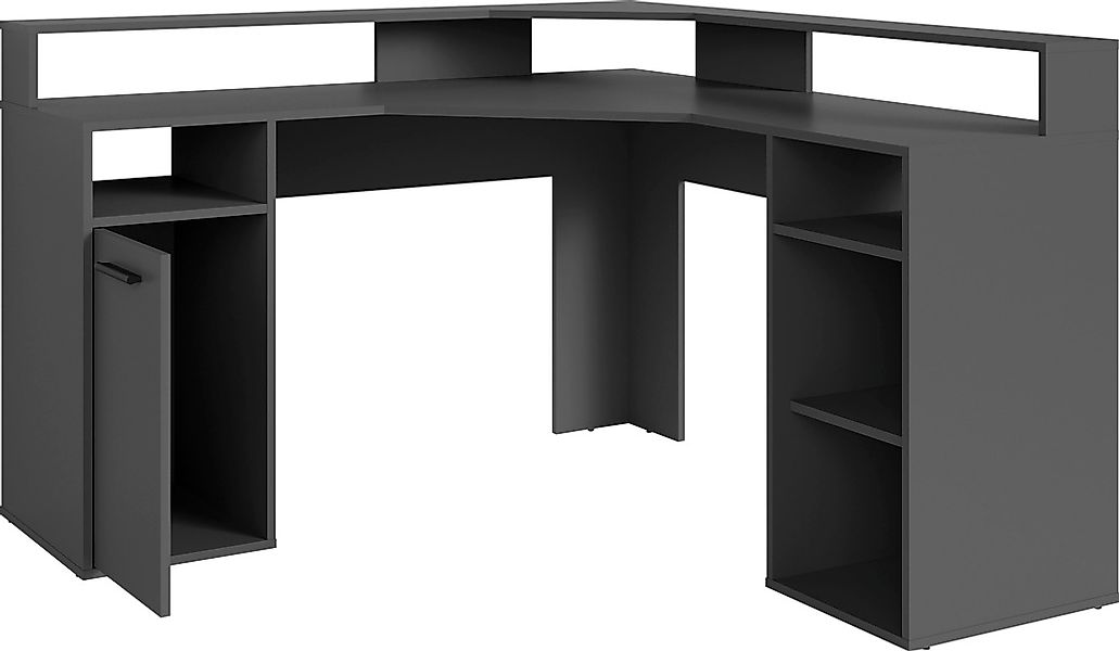 byLIVING Gamingtisch »Fox«, Breite 139 cm, moderner Eck-Schreibtisch günstig online kaufen