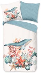good morning Wendebettwäsche "Ocean" 3 Stk. tlg. 100% Baumwolle, Reißversch günstig online kaufen
