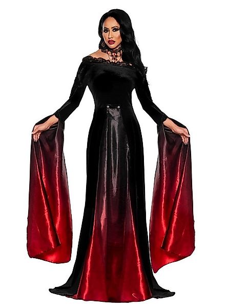 Underwraps Vampir-Kostüm Vampirlady - Horror Halloween Kostüm Damen, Sating günstig online kaufen