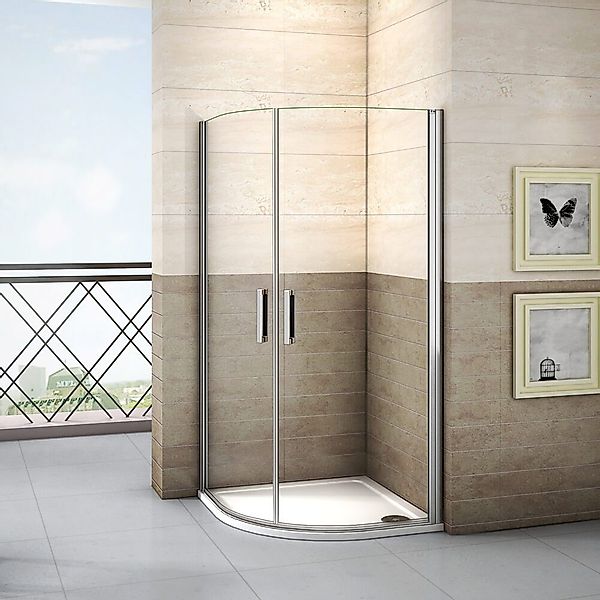 duschspa Runddusche 195cm Duschkabine Runddusche Drehtür günstig online kaufen