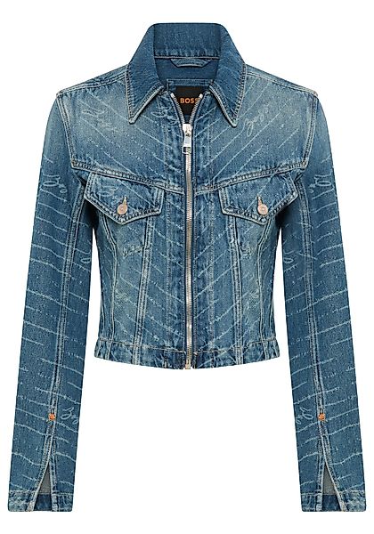 BOSS ORANGE Jeansjacke DENIM ZIP TRACK günstig online kaufen