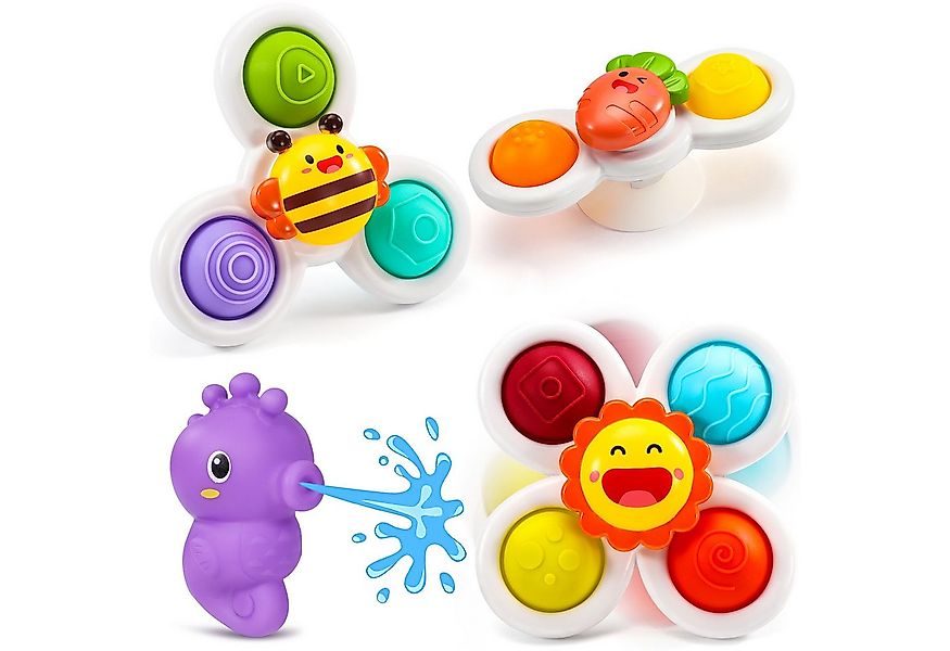 POPOLIC Greifspielzeug Kinderkreisel mit Saugnapf – Sicher und unterhaltsam günstig online kaufen