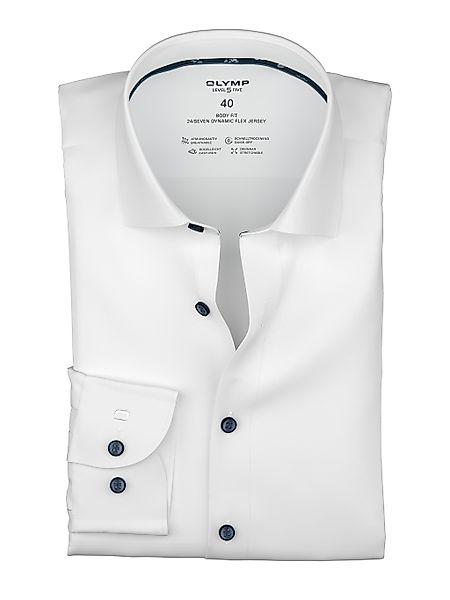 OLYMP Langarmhemd "Level Five 24/Seven" Businesshemd, body fit, Modern Kent günstig online kaufen