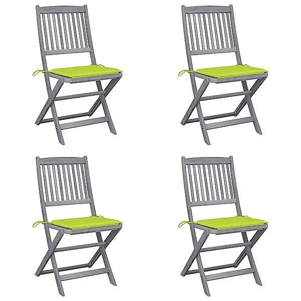 vidaXL Gartenstuhl Klappbare Gartenstühle 4 Stk. günstig online kaufen