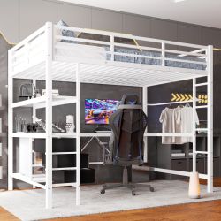 HAUSS SPOLE Hochbett 140x200cm mit Ambientelicht, günstig online kaufen