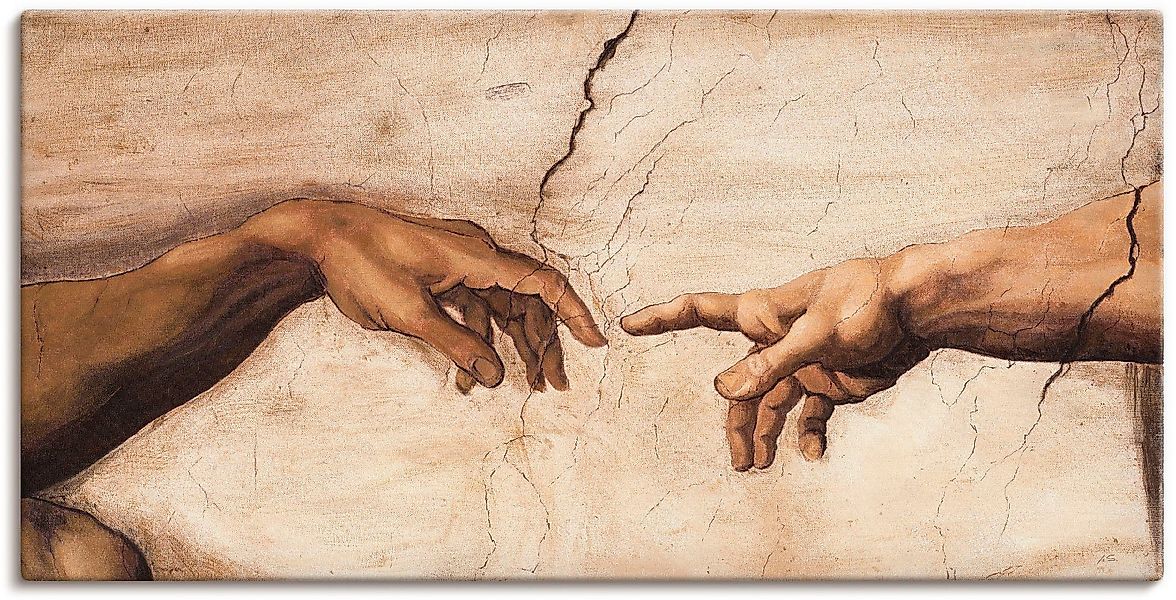 Artland Wandbild »Hände« Religion 1 Stk. tlg. als Alubild, Outdoorbild, Lei günstig online kaufen