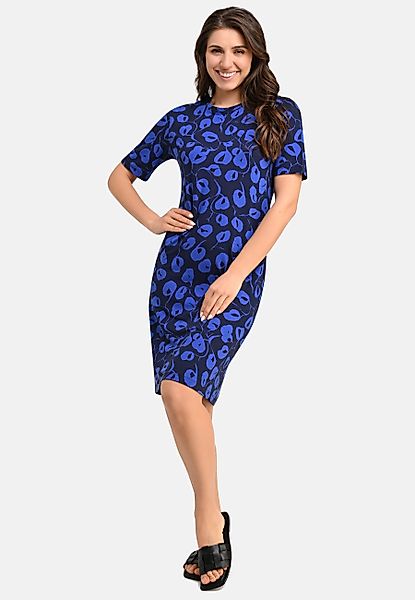 BICALLA Midikleid Jersey-Kleid mit Mohn-Print in günstig online kaufen