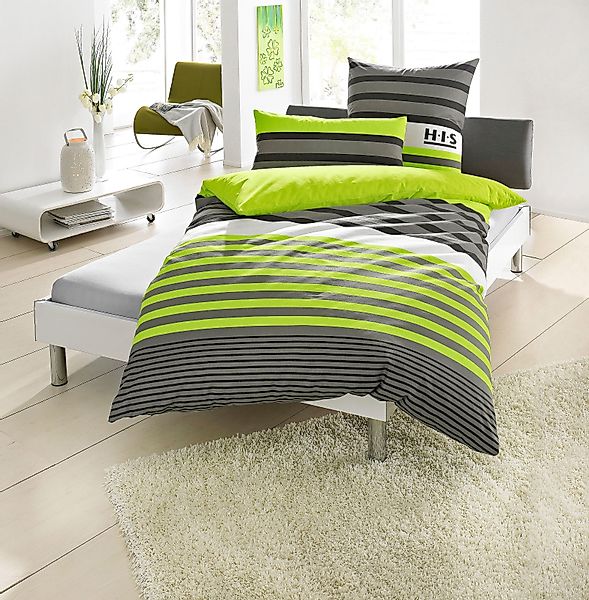 H.I.S Bettwäsche Majoran, Polycotton recycelt, 3 günstig online kaufen