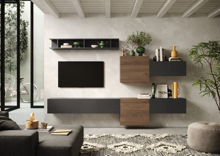 INOSIGN Wohnwand INFINITY, 6tlg. Breite 262 günstig online kaufen