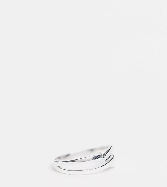 Kingsley Ryan – Ring aus Sterlingsilber mit verschlungenem Design günstig online kaufen