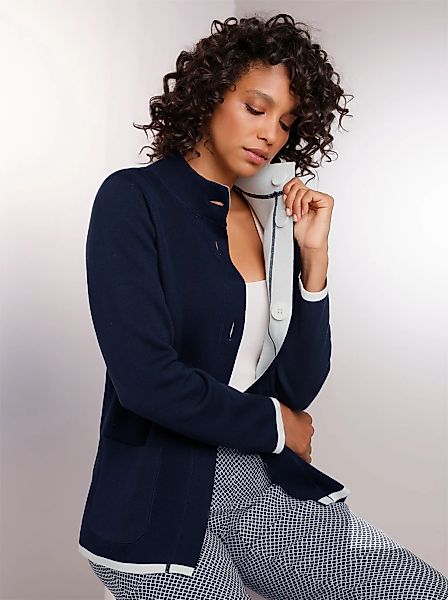 CREATION L PREMIUM Jacquardstrickjacke günstig online kaufen