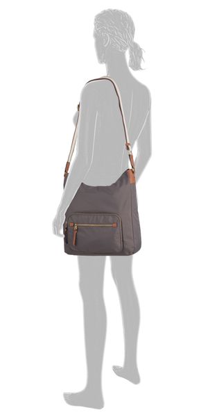 camel active Hobo "Bari" aus hochwertigem matten Nylon mit gestreiftem Gewe günstig online kaufen