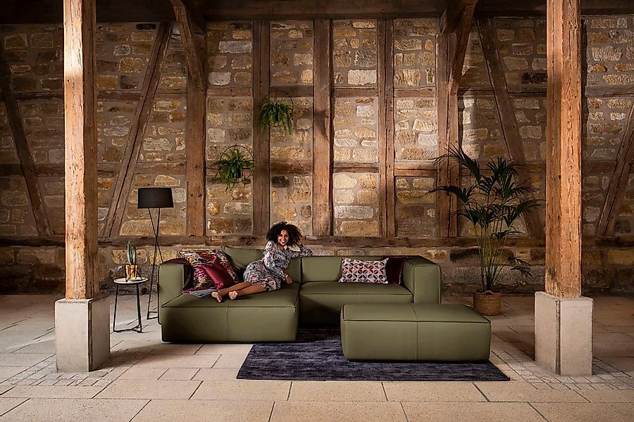 W.SCHILLIG Ecksofa "around-the-block, modern und elegant, bequem, L-Form", günstig online kaufen