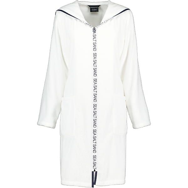 Cawö Damenbademantel Sea Salt Sand 3101 Reißverschluss mit Kapuze, Reißvers günstig online kaufen