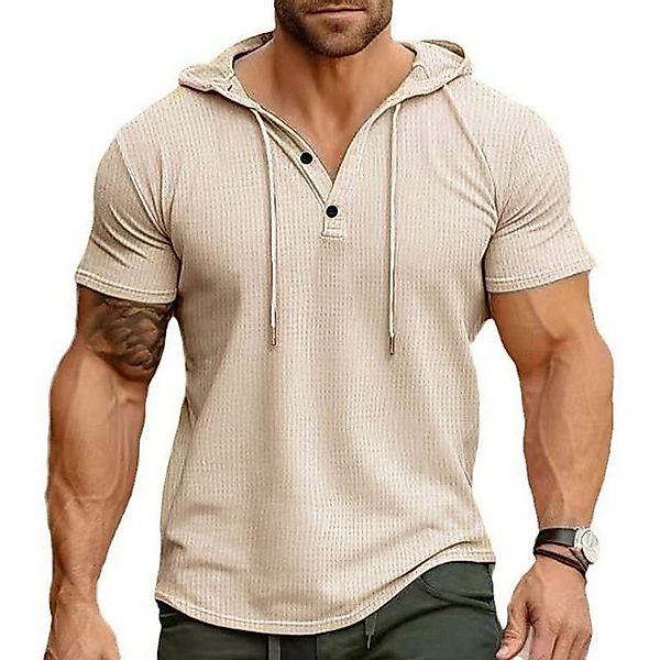YRIIOMO T-Shirt Herren T Shirt aus recyceltem Polyester mit atmungsaktiver günstig online kaufen