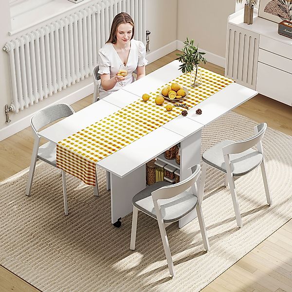 HOMCOM Esstisch Klapptisch Schreibtisch Beistelltisch Tisch Ablagefläche Ho günstig online kaufen