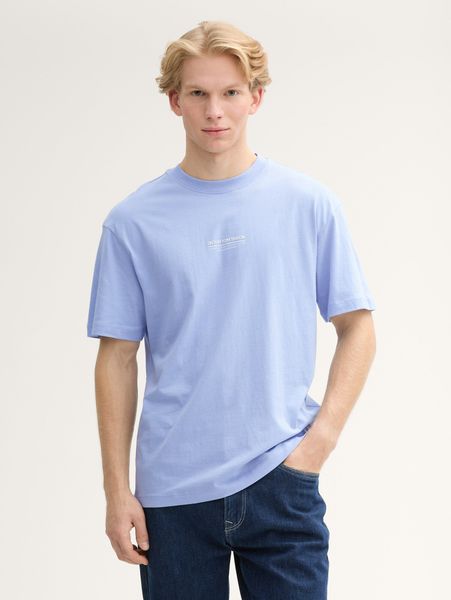 TOM TAILOR Denim T-Shirt mit Marken-Frontprint günstig online kaufen