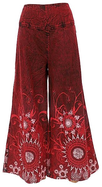 Guru-Shop Relaxhose Palazzohose, Boho Flower Power Baumwollhose,.. alternat günstig online kaufen