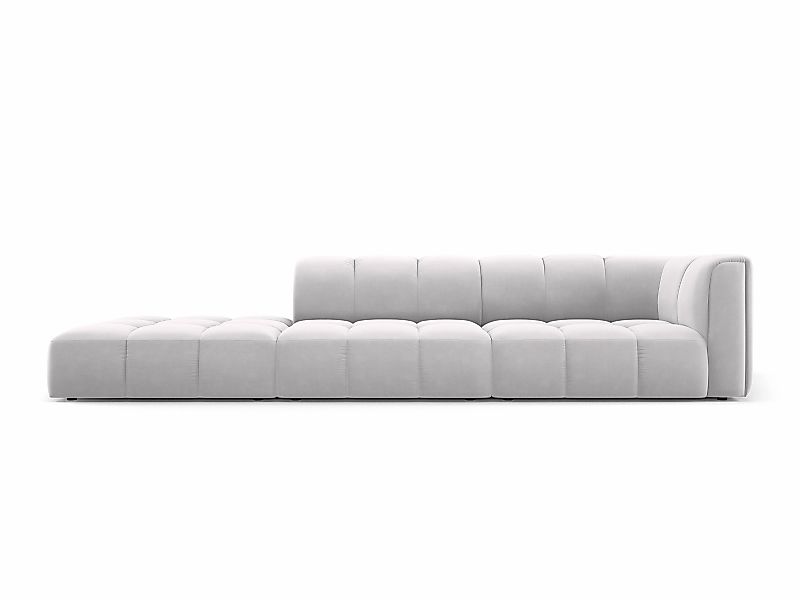 Milo Casa | Ecksofa Francesca Samt links 4-Sitzer günstig online kaufen