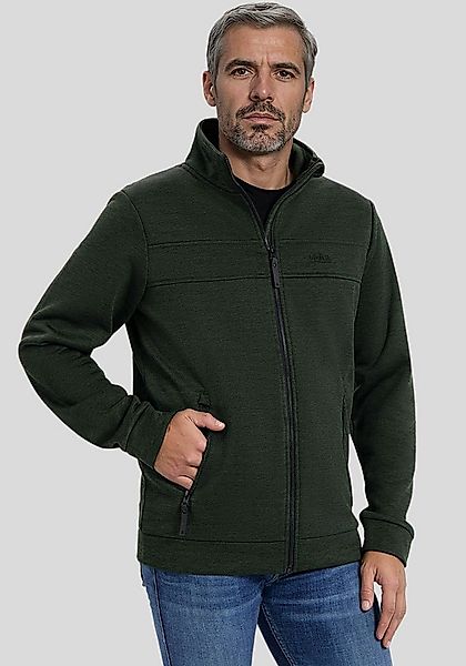 Kjelvik Strickfleecejacke Herren Jacke Wilco Fleecejacke Strickfleece mit l günstig online kaufen