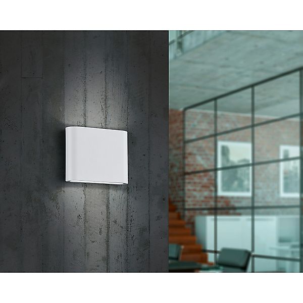 Trio LED-Wandleuchte Thames II Weiß günstig online kaufen