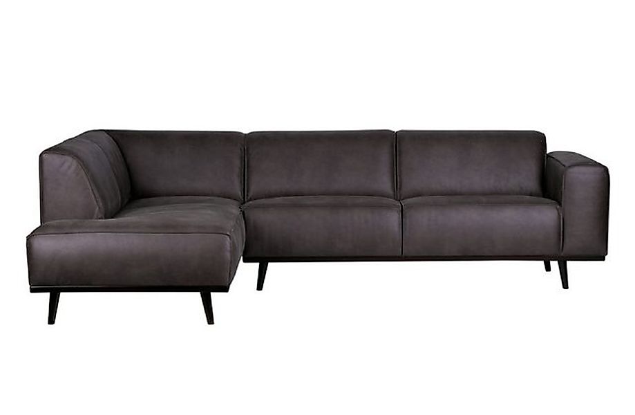 BePureHome Ecksofa Ecksofa Recycle Leder Statement Dunkelgrau Links 274 x 2 günstig online kaufen