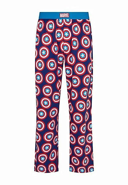Recovered Loungepants Loungepants Pyjama Bottoms - Marvel Captain America b günstig online kaufen
