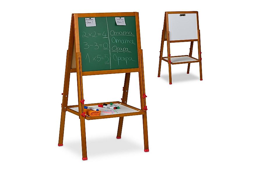 relaxdays Standtafel Kinderstandtafel mit Whiteboard, (1-tlg) günstig online kaufen