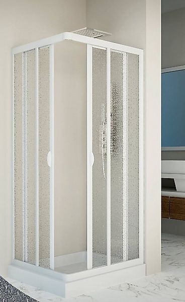 Forte Eckdusche Vela, BxT: 70x70 cm, Acrylglas, variabler Verstellbereich, günstig online kaufen