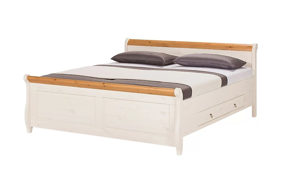 Bettgestell - weiß - 148 cm - 92,5 cm - 222 cm - Betten > Bettgestelle - Mö günstig online kaufen