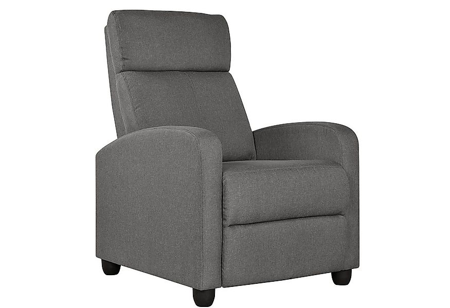 Yaheetech Relaxsessel, Fernsehsessel Ruhesessel mit Verstellbarer Beinablag günstig online kaufen