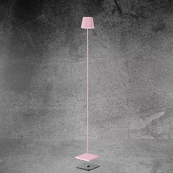 LED Akku Stehleuchte Troll 2.0 in Pink 2x 1,1W 230lm IP54 günstig online kaufen