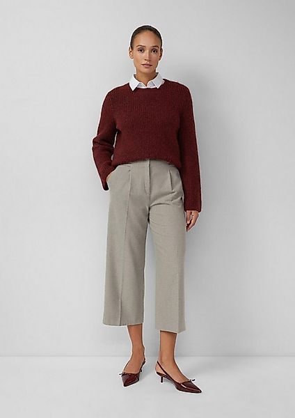 s.Oliver Culotte Hose High Rise Culotte aus Flanell mit klassischer Bundfal günstig online kaufen