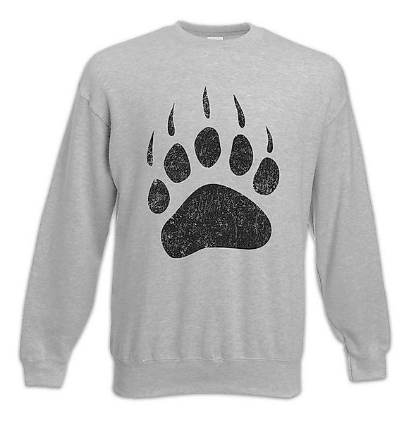 Urban Backwoods Sweatshirt Bear Paw Sweatshirt Bär Kralle Tatze Pfote Jäger günstig online kaufen