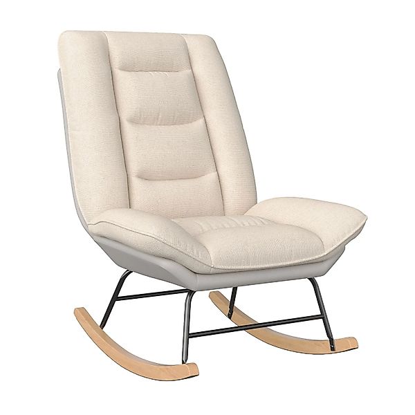 PXloue Schaukelstuhl  5-Fach Verstellbare Rückenlehne für Schlafzimmer Wohn günstig online kaufen