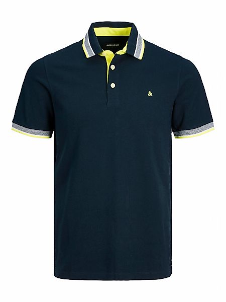 Jack & Jones PlusSize Poloshirt JJEPAULOS POLO SS NOOS PLS mit Logo Sticker günstig online kaufen