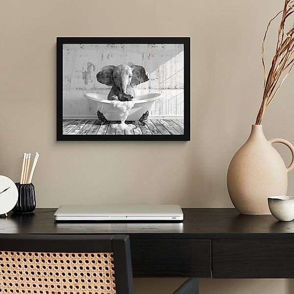 MuchoWow Poster Elefant - Vintage - günstig online kaufen