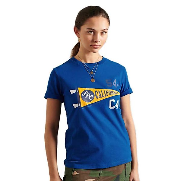 Superdry Aac Graphic Kurzarm T-shirt S Mazarine Blue günstig online kaufen