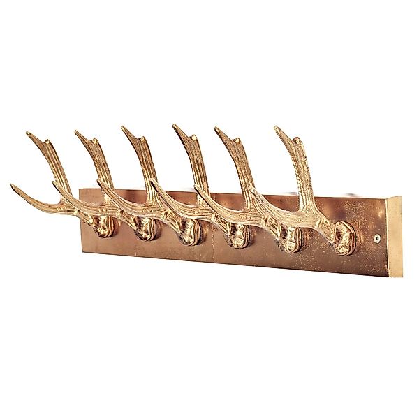riess-ambiente Wandgarderobe DEER 50 cm gold Aluminium günstig online kaufen