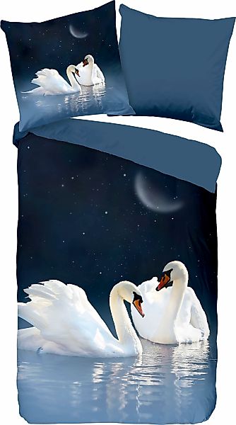 PURE luxury collection Wendebettwäsche "Share" 2 Stk. tlg. Mikrofaser, 135x günstig online kaufen