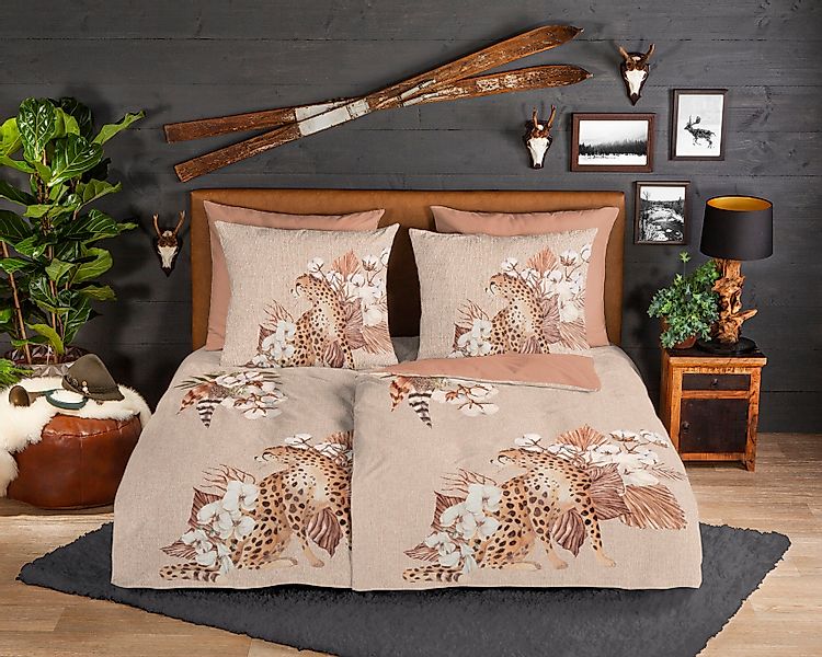 good morning Wendebettwäsche Chevy, Biber, Flanell, günstig online kaufen