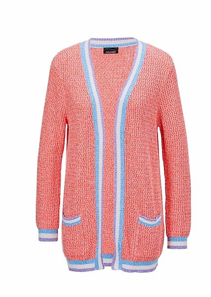 GOLDNER Strickjacke "Kurzgröße Strickjacke in raffinierter Struktur" mit ge günstig online kaufen