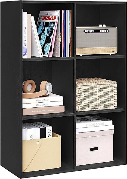Woltu Bücherregal, 1-tlg., mit 6 Fächern, günstig online kaufen