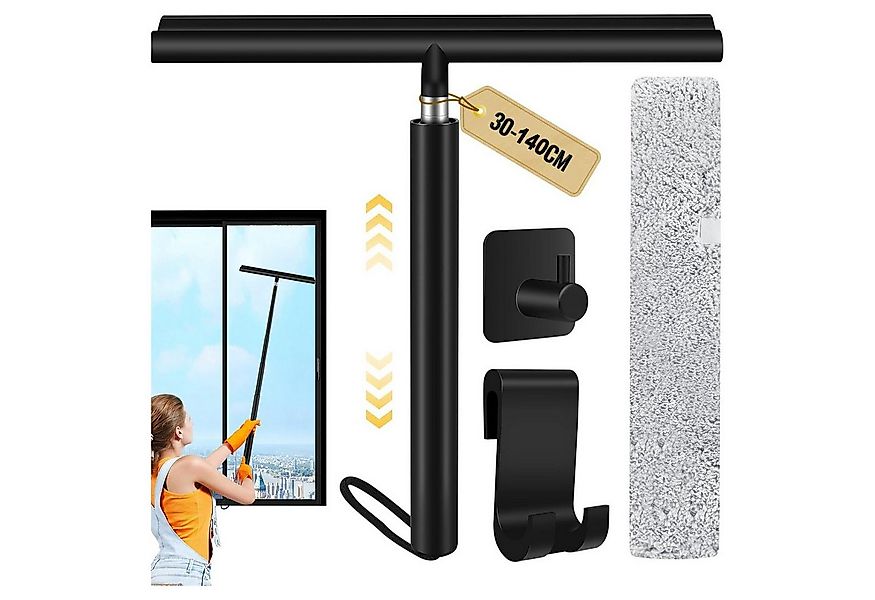 Coonoor Duschabzieher Teleskop-Duschabzieher aus Silikon mit Edelstahlkern, günstig online kaufen