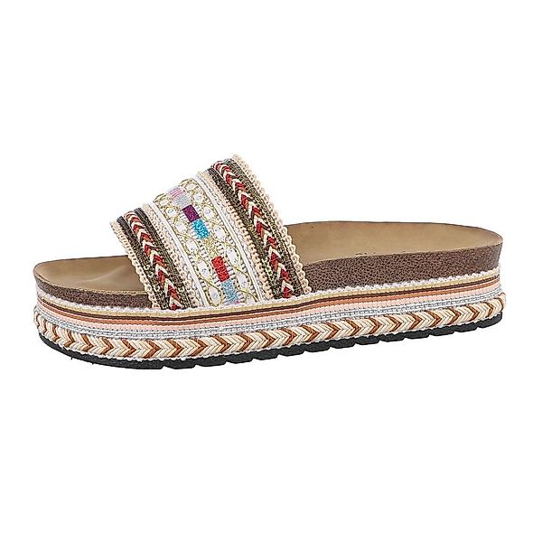 Ital-Design Damen Mules Freizeit Plateausandaletten (85960243) günstig online kaufen