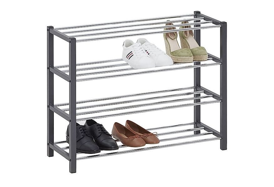 IDIMEX Schuhregal DUBLIN, Schuhständer mit 4 Ablagen, 80cm breit Schuhaufbe günstig online kaufen